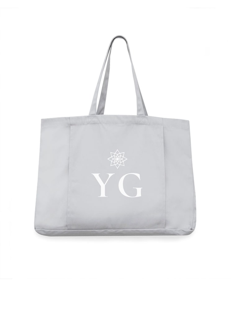 Treat Republic Grey Personalised Monogrammed Yoga Tote Bag - Image 5 of 5