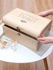 Personalised In Loving Memory Keepsake Chest by Treat Republic - Image 2 of 4
