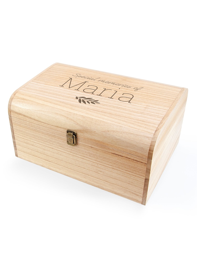 Personalised In Loving Memory Keepsake Chest by Treat Republic - Image 4 of 4