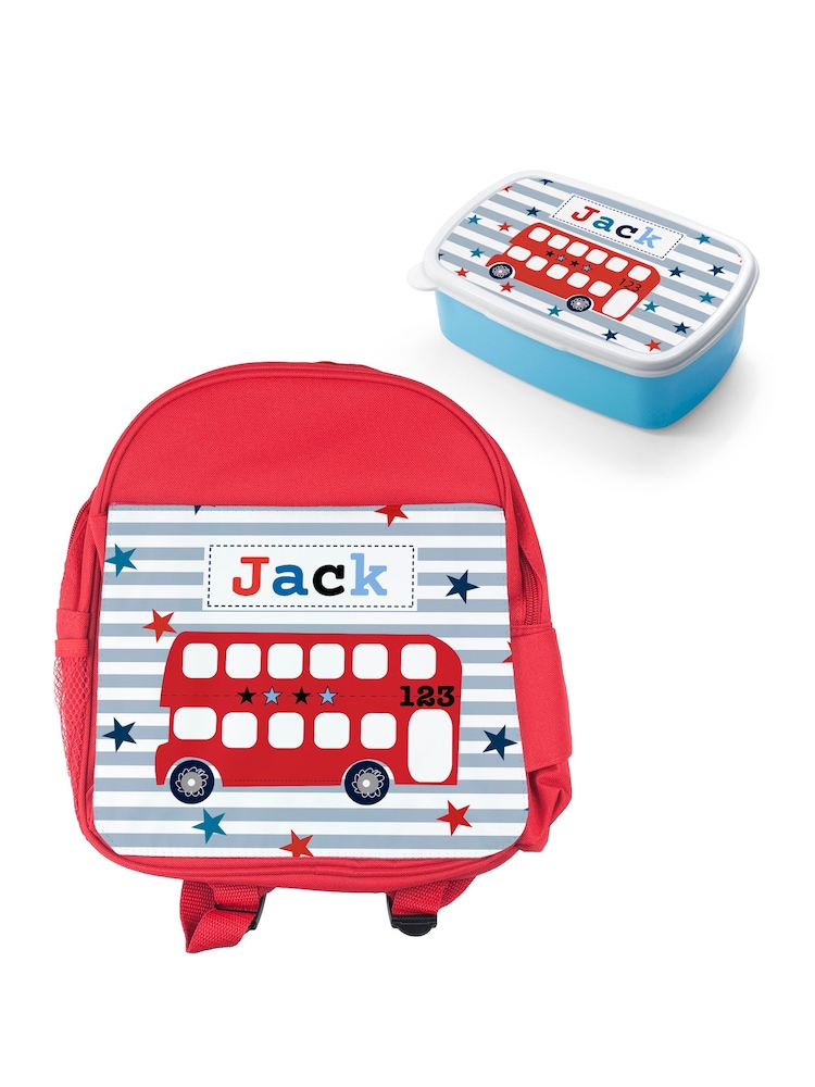 Personalised Kid’s Bus School Set by Treat Republic - Image 5 of 5