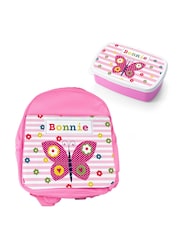 Personalised Kid's Butterfly School Set by Treat Republic - Image 5 of 5