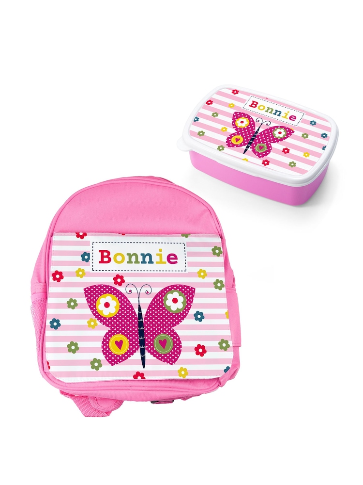 Personalised Kid's Butterfly School Set by Treat Republic - Image 5 of 5