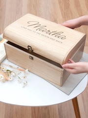 Personalised Kids Special Message Keepsake Chest by Treat Republic - Image 2 of 4