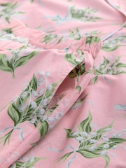 Cath Kidston Pink Lily Of The Valley 100% Cotton Button Up Pyjamas - Image 9 of 10