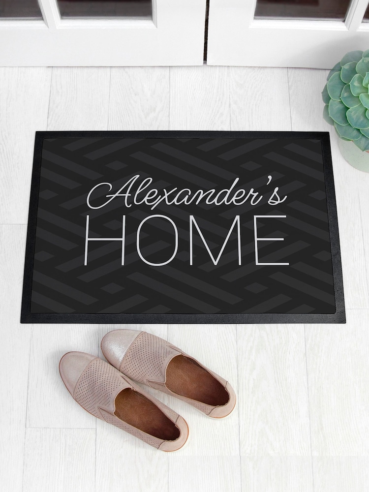 Personalised Patterned Doormat by Treat Republic - Image 2 of 4