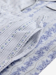 Blue Print Mix - بيجاما من القطن 100% مزودة بأزرار كاملة من Cath Kidston - صورة 9 من 10