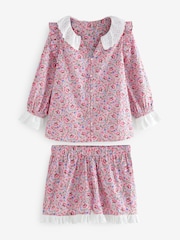 بيجامة مطرزة بخامة %100 قطن من Cath Kidston - صورة 1 من 4