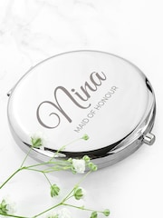 Personalised Compact Mirror by Treat Republic - Image 2 of 5