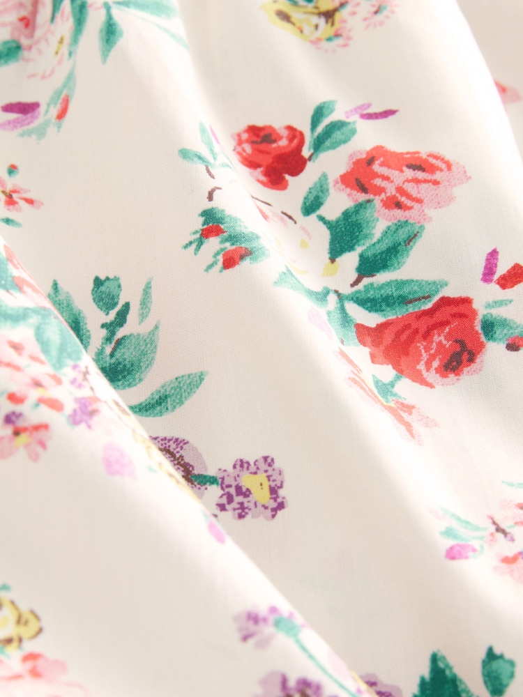 Cath Kidston Ecru Icon Bunches 100% Cotton Short Button Up Pyjamas - Image 10 of 10