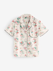 Cath Kidston Ecru Icon Bunches 100% Cotton Short Button Up Pyjamas - Image 7 of 10
