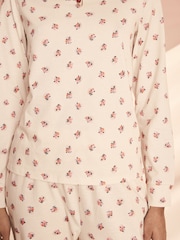 Cath Kidston Ecru Rose 100% Cotton Pyjamas Set - Image 4 of 9