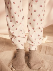 Cath Kidston Ecru Rose 100% Cotton Pyjamas Set - Image 5 of 9