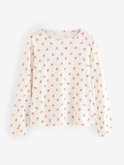 Cath Kidston Ecru Rose 100% Cotton Pyjamas Set - Image 6 of 9