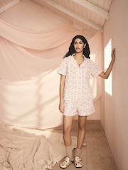 Cath Kidston 100% Cotton Button Through Short Pyjamas Set - صورة 1 من 8