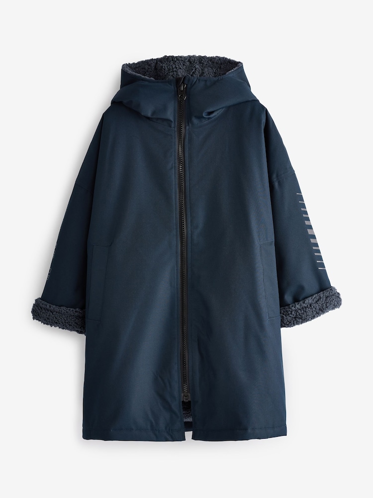 Navy Waterproof Changing Robe (3-16yrs) - Image 1 of 8