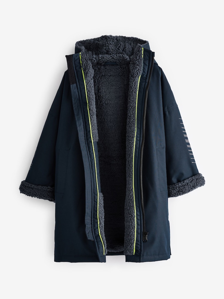 Navy Waterproof Changing Robe (3-16yrs) - Image 2 of 8