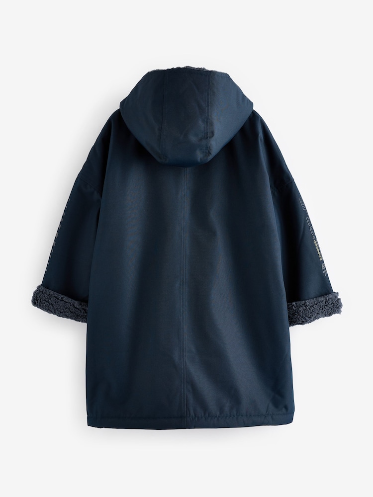 Navy Waterproof Changing Robe (3-16yrs) - Image 3 of 8