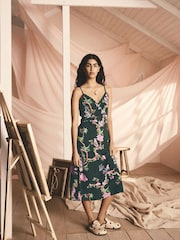 Cath Kidston Dark Green Slip Dress Pyjamas - Image 2 of 8