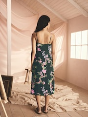 Cath Kidston Dark Green Slip Dress Pyjamas - Image 3 of 8