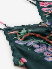 Cath Kidston Dark Green Slip Dress Pyjamas - Image 5 of 8