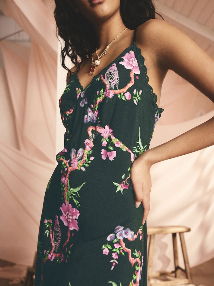 Buy Cath Kidston Dark Green Slip Dress Pyjamas from Next USA