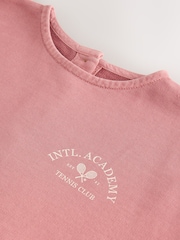 Pink Fabric Mix T-Shirt Dress (3-16yrs) - Image 8 of 9