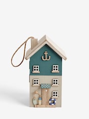 Blue Wooden Beach Hut Doorstop - Image 3 of 5
