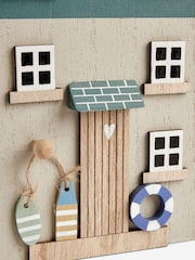 Blue Wooden Beach Hut Doorstop - Image 5 of 5
