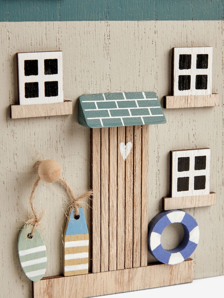Blue Wooden Beach Hut Doorstop - Image 5 of 5
