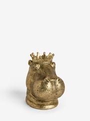 Bronze Gold Hippo Head Glasses Holder - Image 5 of 5