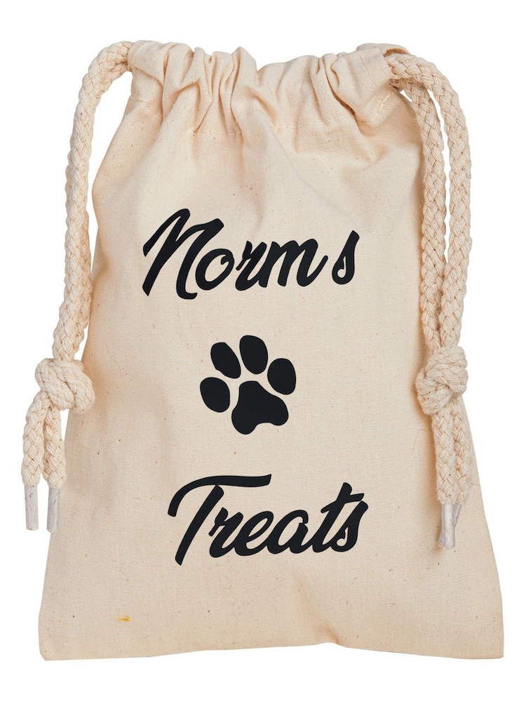 Personalised Doggy Treat 100% Cotton Bag by RUFF - Image 1 of 2