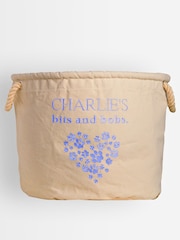 Personalised Doggy Heart Toy Storage Tub by RUFF - Image 1 of 3