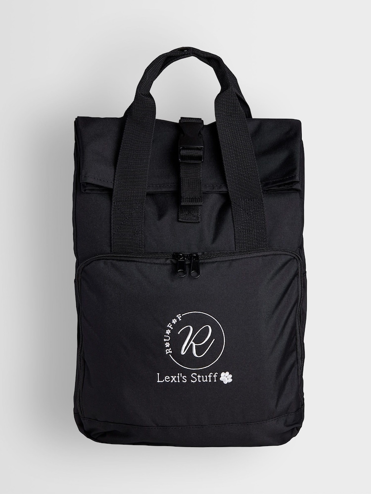 Personalised Luxury Roll Top Backpack by RUFF - Image 1 of 5