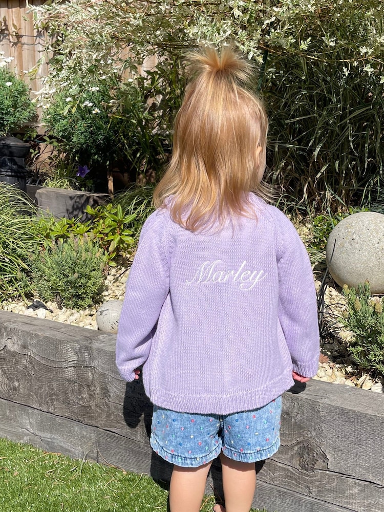Kids Personalised Knitwear Cardigan by Ruff Cubs Kidswear - Image 1 of 5