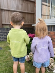 Kids Personalised Knitwear Cardigan by Ruff Cubs Kidswear - Image 3 of 5