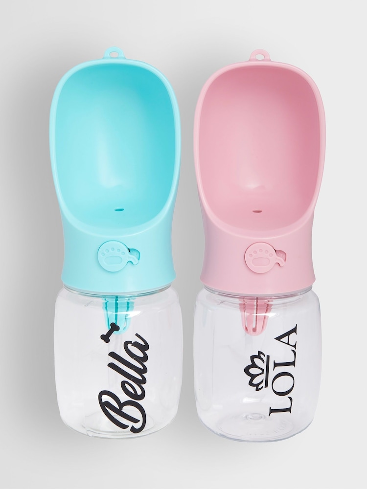 Personalised Dog Travel Water Bottle by RUFF - Image 1 of 2
