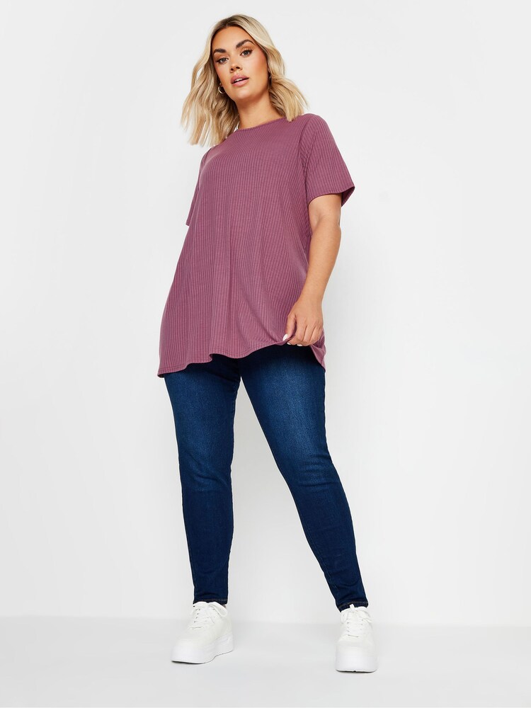 Camiseta de canalé de Yours Curve - Imagen 2 de 4 Camiseta de canalé de Yours Curve - Imagen 2 de 4