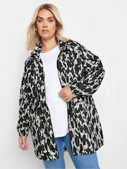 Yours Curve Black Lightweight Parka - Image 1 of 5