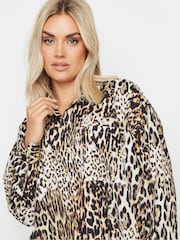 Yours Curve Natural All-Over Print Shirt - Image 5 of 7