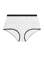 Yours Curve Black Full Briefs 5 Pack - Image 4 of 8