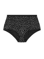 Yours Curve Black Full Briefs 5 Pack - Image 6 of 8