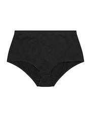 Yours Curve Black Full Briefs 5 Pack - Image 8 of 8