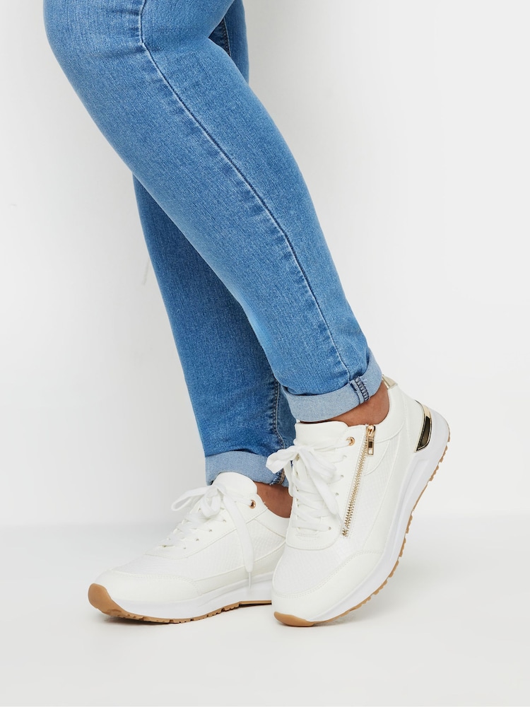 Yours Curve Extra Wide Fit Zip Trainers - Imagen 5 de 5 Yours Curve Extra Wide Fit Zip Trainers - Imagen 5 de 5