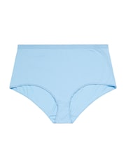 Yours Curve Blue Full Briefs 5 Pack - Image 2 of 3