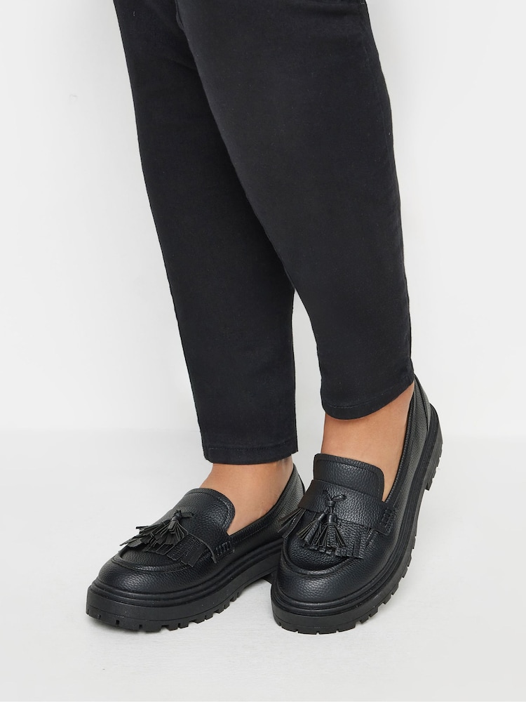 Yours Curve Extra široka kroj Chunky Tassel mokasini - Slika 5 iz 5
