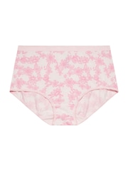 Yours Curve Pink Full Briefs 5 Pack - Image 7 of 8