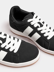 Yours Curve Black Wide Fit Padded Skate Trainers - Image 4 of 5