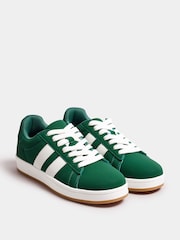 Yours Curve Green Wide Fit Padded Skate Trainers - Image 1 of 5