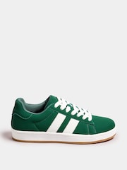Yours Curve Green Wide Fit Padded Skate Trainers - Image 2 of 5