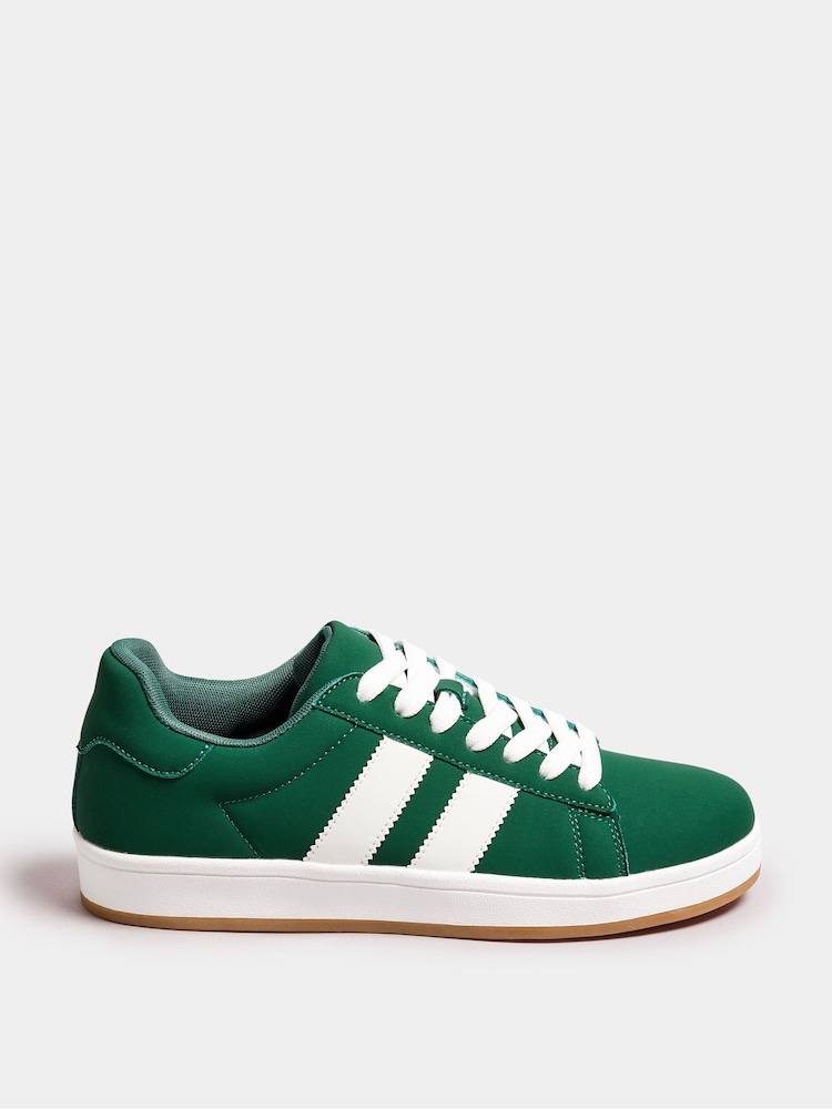 Yours Curve Green Wide Fit Padded Skate Trainers - Image 2 of 5